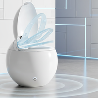 Toilette intelligente professionnelle avec bidet intégré, garantie complète, commande en gros, toilette électronique intelligente pour les fournisseurs de matériaux de construction