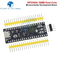 Zero Pico2 papan pengembangan RP2350 16MB mikrokontroler RP2040 C konektor tipe-c catu daya