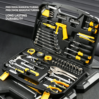 Ensemble d'outils portables multifonctionnels de 80 pièces avec étui, kit d'outils de réparation automobile et de mécanique avec douilles à cliquet doubles