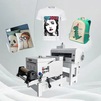 Imprimante DTF 42cm rapide et efficace double tête I3200 A2 40cm imprimante DTF avec secoueur de poudre pour l'impression de t-shirts en vrac
