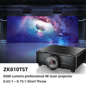 Projecteur laser professionnel Optoma ZK608TST à courte focale, haute luminosité, 4K UHD, 8500 lumens, décalage de l'objectif, cinéma 3D, projecteur de cinéma - Product Image 3
