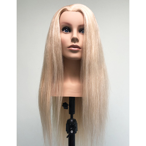 Tête de mannequin <span class=keywords><strong>professionnelle</strong></span> pour la coiffure, tête d'entraînement pour salon, tête de mannequin avec <span class=keywords><strong>cheveux</strong></span> - Product Image 4