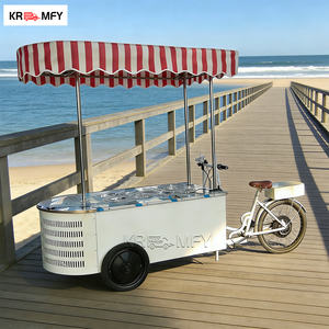 Triciclo para Café, Solución Portátil para Bebidas para Emprendedores Móviles, Carrito de Helados con Congelador - Product Image 4