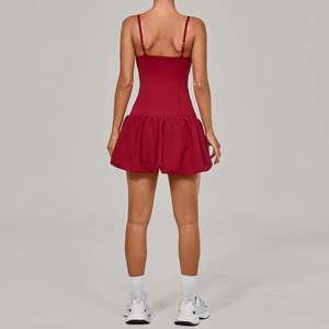 Kadınlar için tenis giyim Golf giysileri tek parça tenis elbise şort ile - Product Image 2