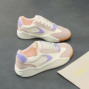 Chaussures plates blanches pour femmes Printemps 2026 – Baskets décontractées respirantes pour étudiantes, mode polyvalente, chaussures de course - Product Image 5