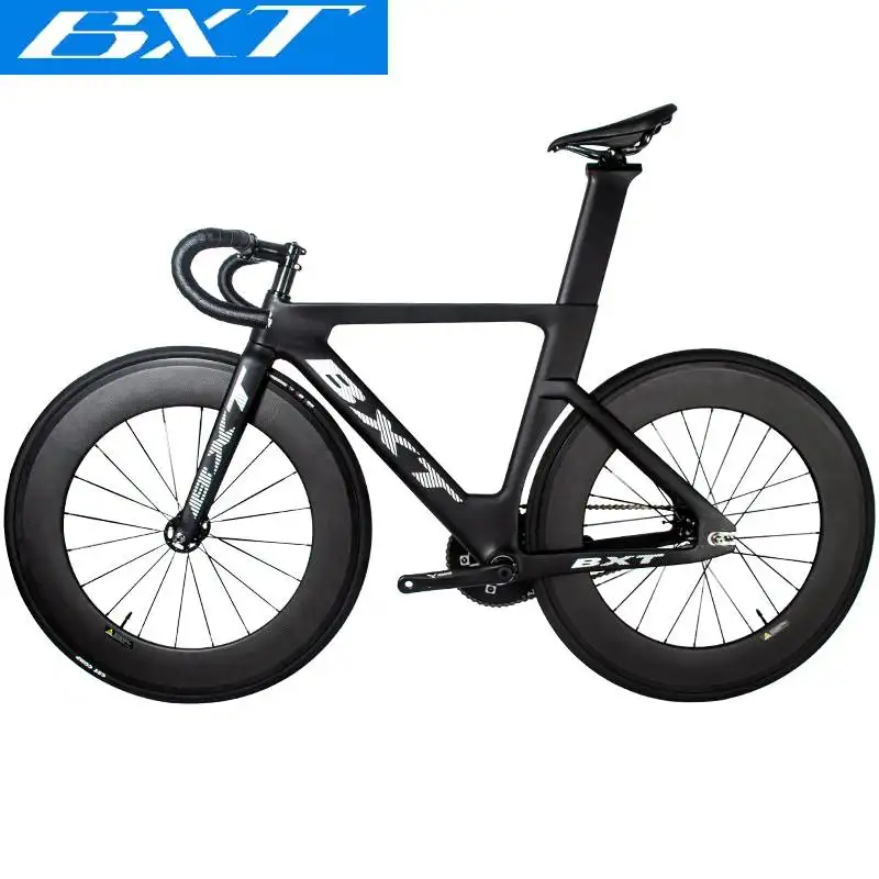 700C Carbon Bike Fixed Gear Bikes Wheels and Frame BSA Single Speed Carbon Track Bike Complete Bicycle