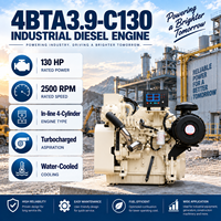 Moteur diesel turbocompressé à injection directe SCDC Cums 4BTA3.9-C130 130HP pour les opérations de chargeuses sur pneus de machines de construction