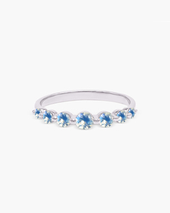 Dernière bague de créateur bohème en argent sterling 925 fait à la main en pierre de lune arc-en-ciel naturelle Style de luxe mariage cadeaux de saint valentin elle - Product Image 3