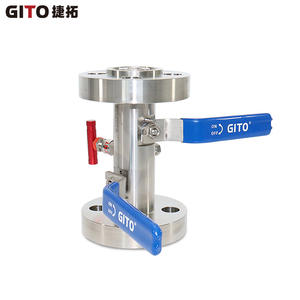 Vanne à boisseau sphérique à bride forgée en acier inoxydable DBB intégrée 3/4'' RJ 1500LB, haute pression, commande manuelle, personnalisable pour l'eau - Product Image 2