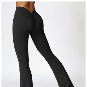 <span class=keywords><strong>Maternité</strong></span> contrôle Leggings costume tenues marque Luluflare <span class=keywords><strong>polaire</strong></span> caché 2025 teinture doublé culture longue 400 <span class=keywords><strong>polaire</strong></span> doublé Flare Leggings - Product Image 1