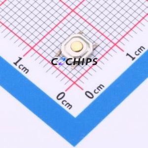 XDTW-4416-015 Tactile Switch SMD Switch Single Pole Single Throw Vertical Mount 1.5mm Without Bracket - Product Image 1