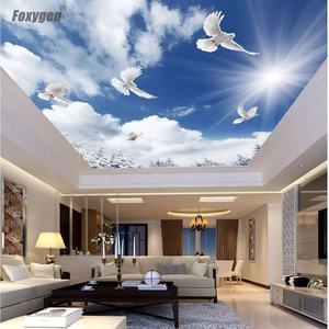 FOXYGEN Kirchen dach Pocken Fresken 3D UV-gedruckt HD-Qualität PVC-freie Proben Grafikdesign Moderne CMYK Stretch Decken folie - Product Image 4