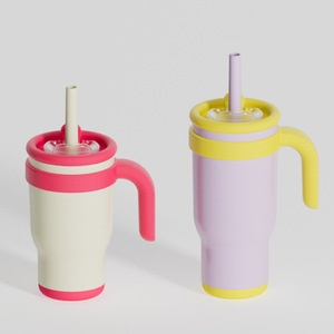 Stainless Steel Tumbler Double Wall Insulated With Handle Large Capacity For Travel Outdoor Use - Product Image 4