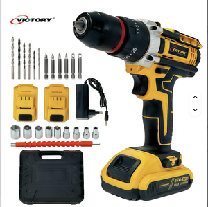 Perceuse multifonction sans fil 21V avec fonction percussion, accessoires inclus, moteur sans balais DM-3, offre une grande efficacité, OEM ODM - Product Image 5