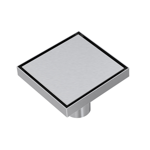 Nouveau siphon de sol carré en acier anti-odeur personnalisable avec insert pour carrelage, filtre pour douche et siphon de sol pour salle de bain - Product Image 5