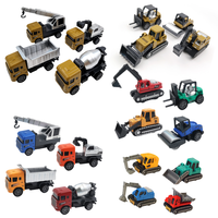 PANDAS 1:64 petit camion en alliage moulé sous pression véhicule en métal avec plastique pour enfants cadeau de promotion jouet