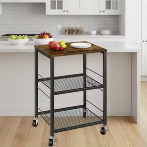 Tavolino da divano a 3 livelli con ripiano stretto per soggiorno, camera da letto, corridoio, casa - Product Image 1