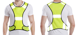 جودة عالية اللمعان الصمام قابل للتعديل تشغيل/المشي لمسافات طويلة سترة واقية عاكسة - Product Image 6