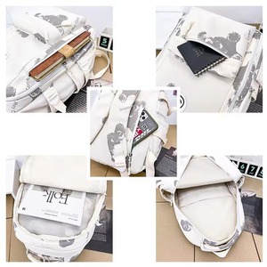 Hot Sale Stylish Fashion Schoolbag Multiple Pockets School Student <strong>Backpack</strong> <strong>Rucksack</strong> - Product Image 3