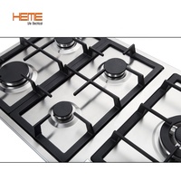 Chine Parrillas a Gas Manufacturers 900mm Plaque de cuisson à gaz intégrée à 5 brûleurs Table de cuisson à gaz pour un usage domestique