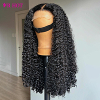 Perruques sans colle à dentelle frontale en cheveux vietnamiens bruts, à cheveux bouclés birmans, de luxe, originales, en cheveux humains, pour femmes noires