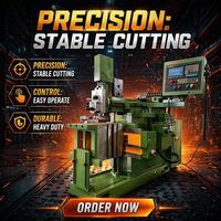 Fresadora CNC Vertical de Tamaño Mediano XK6332, Controlador de un Solo Eje GSK
