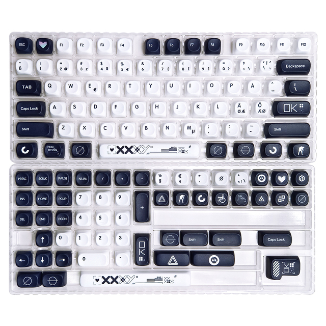 Print Steam Keycap ISO Layout Nordic MOA Profile Support Custom French/German/Spanish/Korean/Portuguese/Arabic/Russian Keycaps