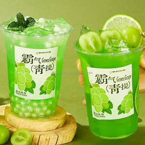 Concentrato di Sciroppo al Gusto d'Uva Verde 1,2kg, Diluizione 1:10 per Bubble Tea, Tè al Latte, Frullati, Ghiaccio Tritato - Product Image 3