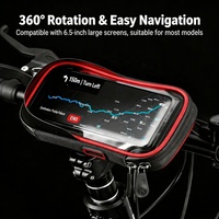 Support de téléphone étanche pour vélo, rotation à 360°, écran tactile, fixation sur guidon pour moto électrique, cyclisme
