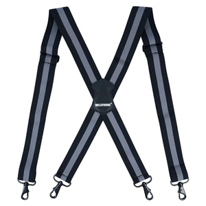Bretelle da Lavoro MELOTOUGH di Alta Qualità, Regolabili, per Uomo, con Cintura Porta Attrezzi, Modello a X - Product Image 4