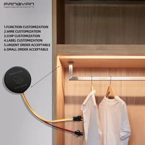 Furnitur cermin terbaru sakelar <span class=keywords><strong>Sensor</strong></span> getaran pintar tak terlihat DC12V 24V 5A satu & tiga warna untuk pencahayaan kabinet cermin - Product Image 5