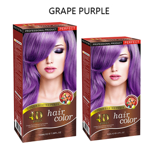 Crème colorante pour cheveux semi-permanente <span class=keywords><strong>de</strong></span> couleur rouge violet, marque privée OEM, salon professionnel, pour femmes - Product Image 5