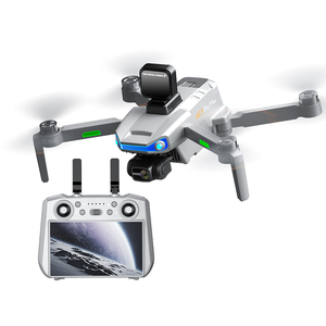 AE3 Pro MAX Pantalla de Control de <span class=keywords><strong>5</strong></span>,<span class=keywords><strong>5</strong></span> Pulgadas Cámara de Calidad de Película 4K <span class=keywords><strong>30</strong></span> <span class=keywords><strong>Minutos</strong></span> Tiempo de Vuelo 5KM Distancia de Control Dron RC Profesional - Product Image 1