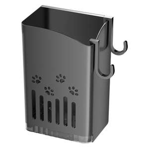 ที่วางตะเกียบติดผนังแบบไม่ต้องเจาะรู ทรงสี่เหลี่ยม พร้อมที่ระบายน้ำ แห้งเร็ว กล่องเก็บของอเนกประสงค์ในครัว พร้อมตะขอ - Product Image 1