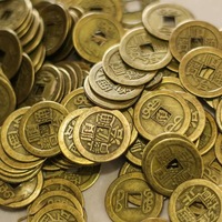 Monedas Antiguas de Aleación de Latón de los Cinco Emperadores de 2.4cm, Regalo Unisex, Joyería Coleccionable Cultural