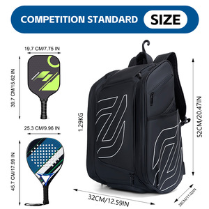 New best-selling sports bag for <b>badminton</b> tennis and golf with separate shoe compartment large capacity - Product Image 3