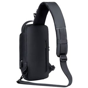 Bolso Bandolera Cruzado Impermeable de Moda Sy766 para Hombre con USB y Protección Antirrobo - Product Image 2