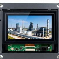 Kundenspezifisches Industrielles STN TFT LCD Display-Modul Resistiver Touchscreen Angepasste PCB HMI-Panels 800x480 Auflösung 800-1500 Nits 7 Zoll Breit
