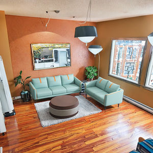 Canapé modulable trois places de style italien en tissu technique, design moderne et épuré, idéal pour petit <span class=keywords><strong>appartement</strong></span>, magasin de vêtements, <span class=keywords><strong>location</strong></span> - Product Image 3