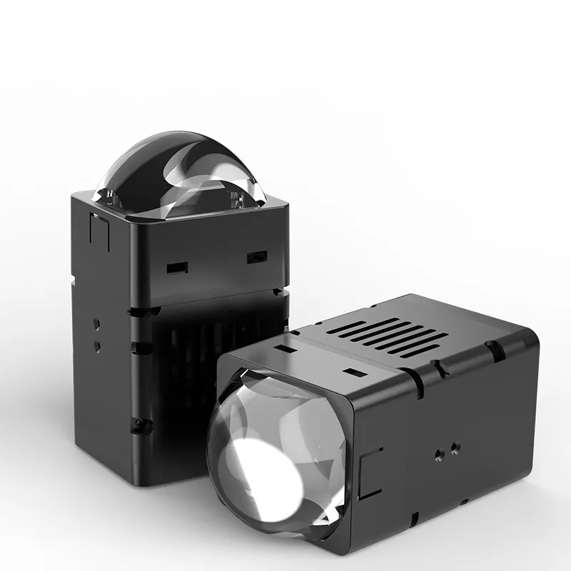 Wholesale Automotive Lighting System 12 Volt Cars Led Lights Universal Power Item 1.8inch Mini Laser Led Projector Car Lens