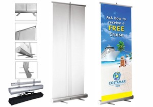 Proveedor Chino de Banner Enrollable Retráctil de 85*200cm con Marco de Aluminio para Exhibiciones - Product Image 2