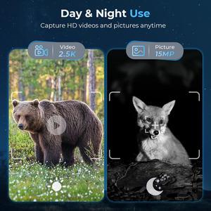 Caméra de vision nocturne couleur jour et nuit DT69, montée sur casque, pour la chasse, l'observation de la faune et les patrouilles de sécurité - Product Image 6