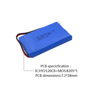 充電式リチウム電池パック中国メーカーサポートOEM ODM UFX <span class=keywords><strong>503759</strong></span> 2S 1200mAh 7.4Vバッテリー - Product Image 3