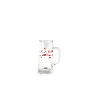 Bicchiere da Birra con Manico 40cl con Slogan 'C' Birra C' Speranza' - Product Image 1