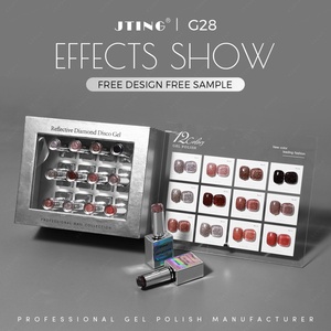 JTING Hot Selling Seasonal Popular Reflective Disco Gel Polish Collection 12colors Set <b>Box</b> Unique Design Gel Nail Polish Brand - Product Image 3