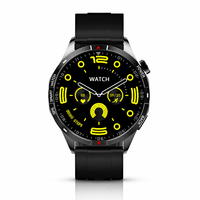 Reloj GPS Resistente F7G, Pantalla AMOLED HD de 1.43 Pulgadas 466*466, Registro en la Nube, Monitor de Salud SpO2 para Android IOS, 1 Unidad, Negro
