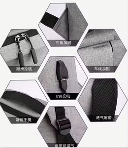Wholesale Custom <b>Cheap</b> Design Usb Waterproof Casual Sports Business Student Bag School Travel Back Pack BagPack Laptop <b>Backpack</b> - Product Image 5