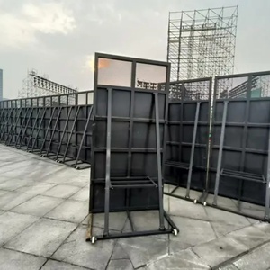 Conjunto de Barreras de Control de Multitudes para Conciertos, Portátiles, de Aluminio <span class=keywords><strong>Galvanizado</strong></span>, con Tamaño Personalizado para Festivales - Product Image 1