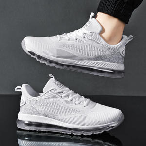 Zapatos Deportivos de Baloncesto para Hombre, Primavera/Verano, Talla Grande, Amortiguación de Aire en la Planta del Pie, Superficie Tejida Transpirable - Product Image 4