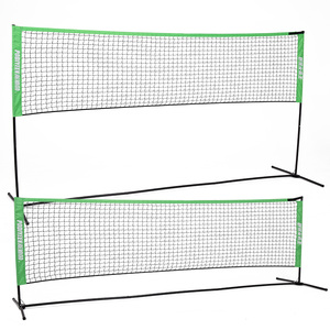 Juego de red combinado de voleibol y bádminton ajustable, equipo de entrenamiento Multideportivo portátil para uso en interiores y exteriores - Product Image 6
